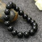 🛡️ Original Black Natural Tourmaline Bracelet (Unisex, 8mm) | Lab Certified🛡️