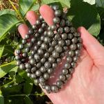 ✨ Natural Pyrite Healing Crystal Bracelet | 8mm Beads | Unisex (Women & Men)