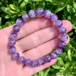 💜 Original Purple Natural Amethyst Bracelet (Unisex 8mm) | Lab Certified💜